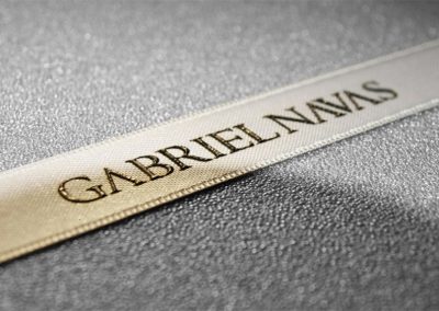 Texgraf cintas personalizadas serigrafia Gabriel Navas