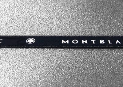 Texgraf cintas personalizadas serigrafia Montblanc